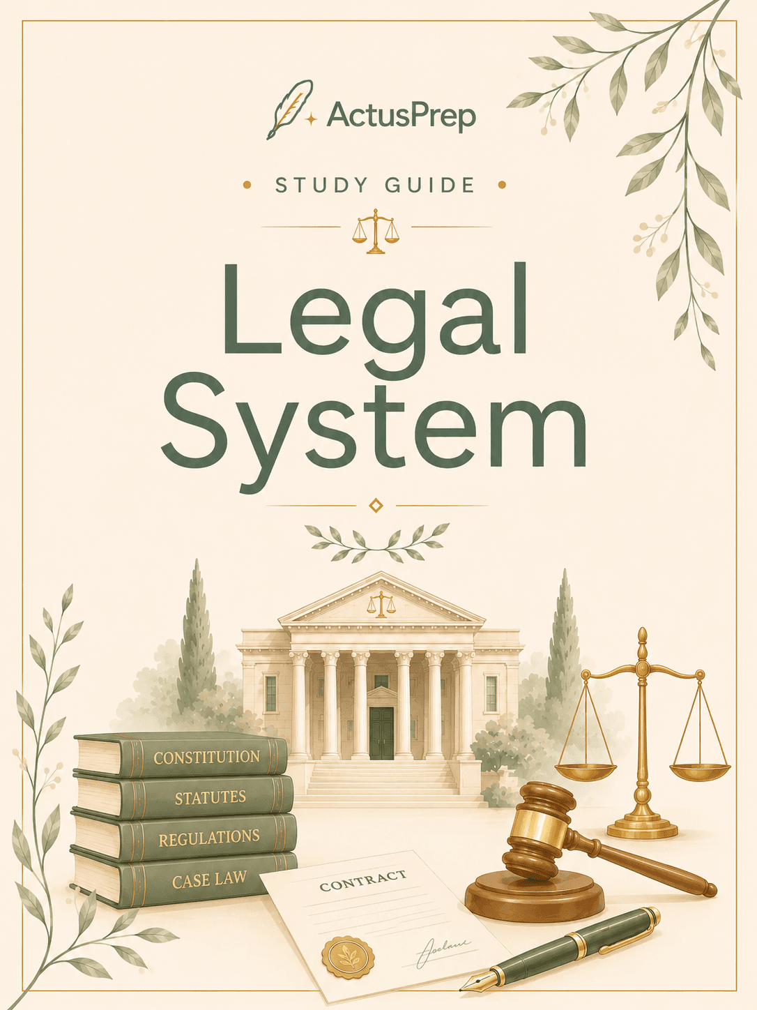 Legal System study guide thumbnail