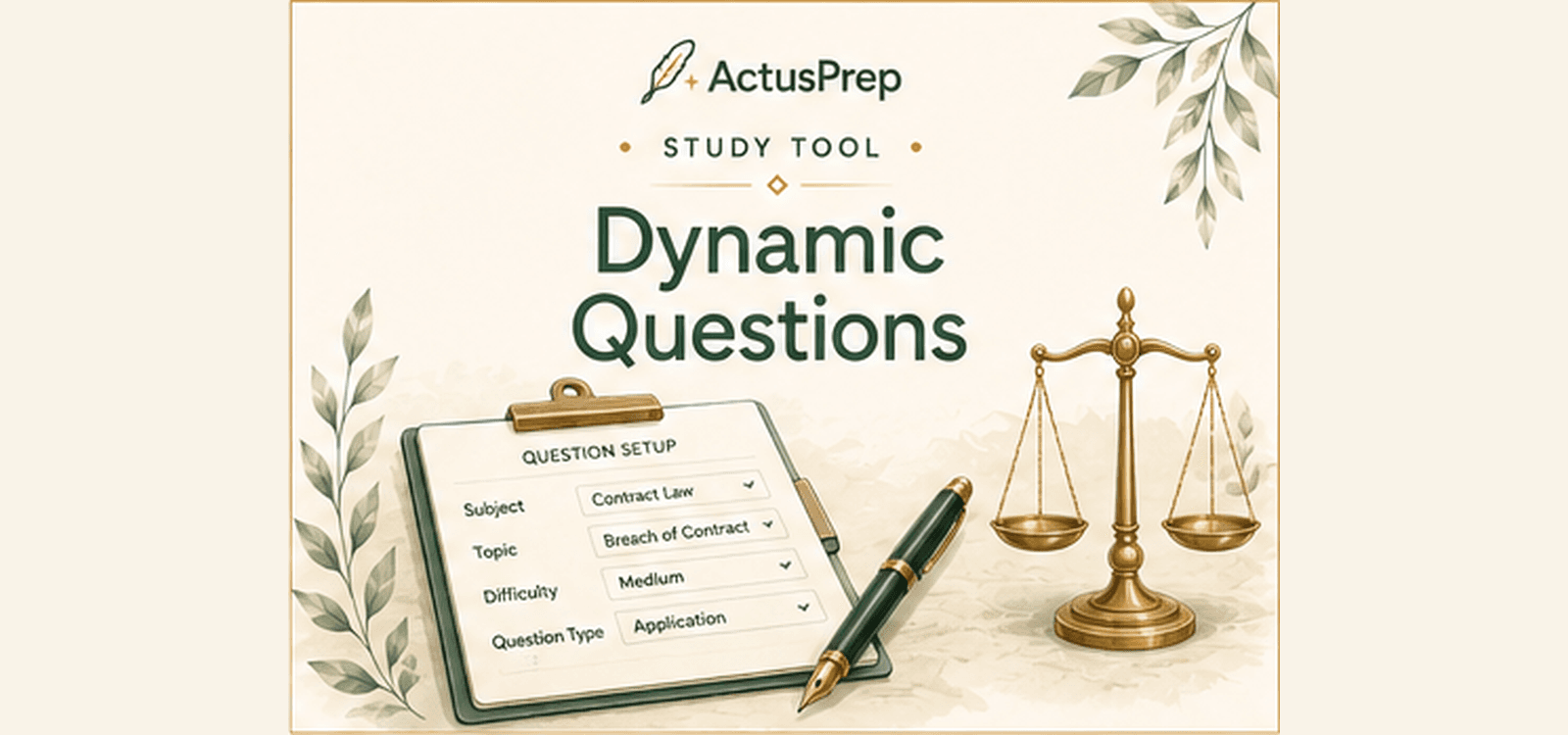 Dynamic Questions Study Tool cover