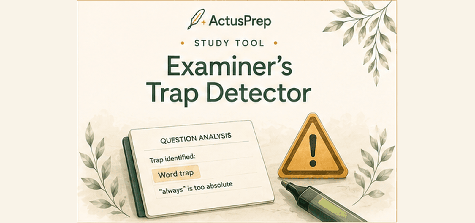 Examiner’s Trap Detector Study Tool cover