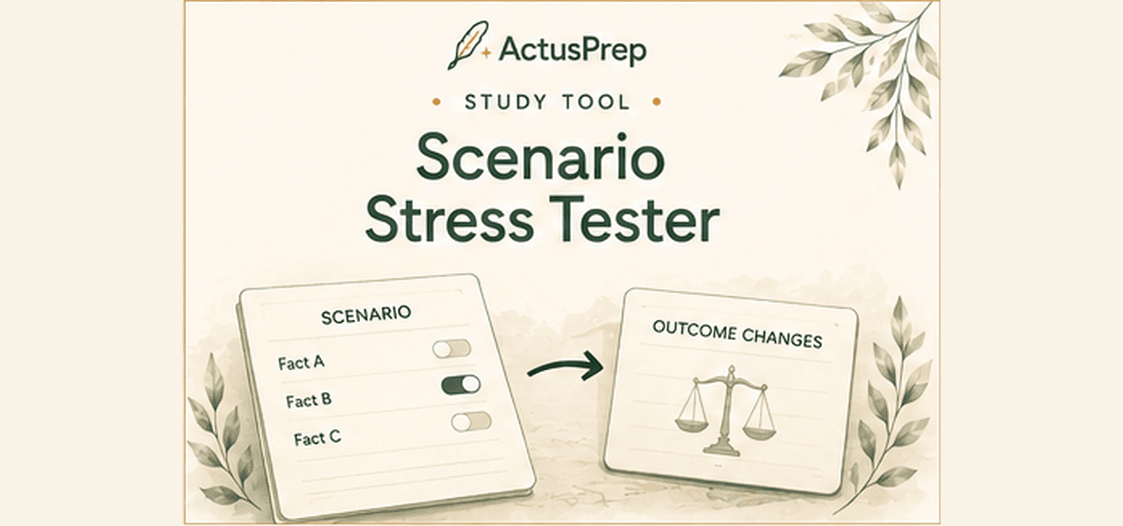 Scenario Stress Tester Study Tool cover